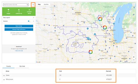 alliant energy outage by county|alliant energy planned outages.